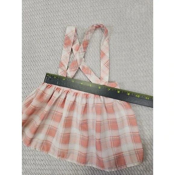 Baileys Blossoms Dress & Body Suit Babygirls 9/12 Months Shimmer & Plaid - Picture 3 of 8